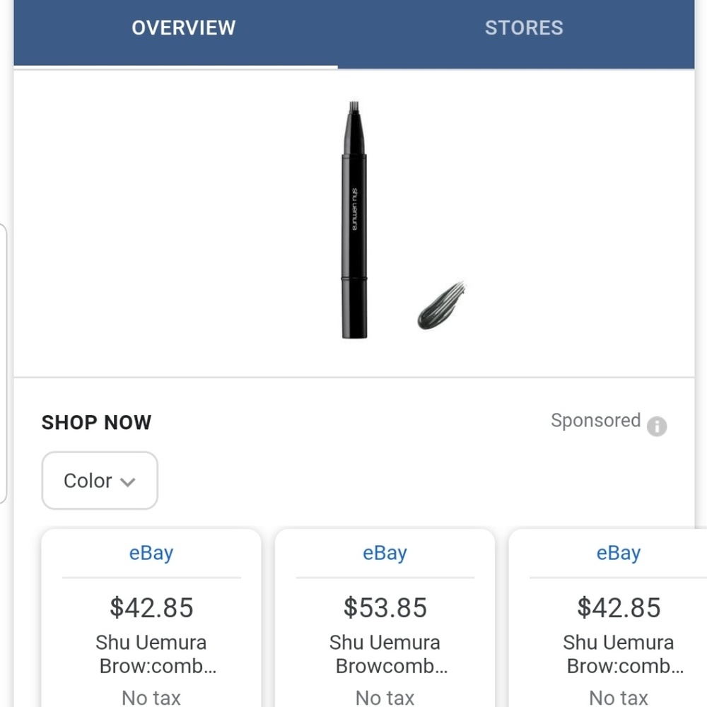 Shu uemura eyebrow mascara